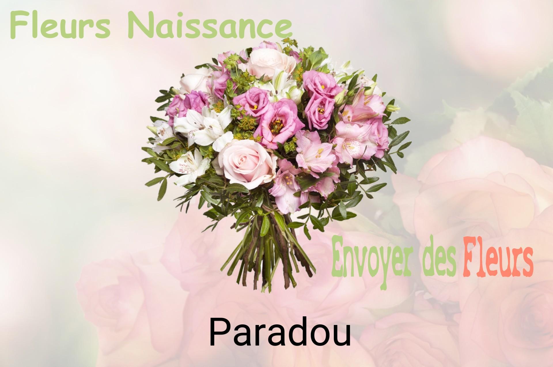 Bouquet de fleurs de naissance livré à Paradou